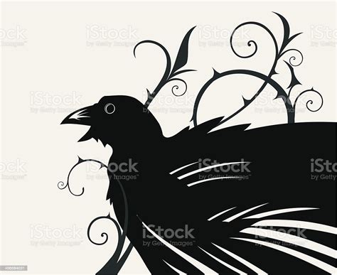 Black Crow Stock Illustration Download Image Now Istock