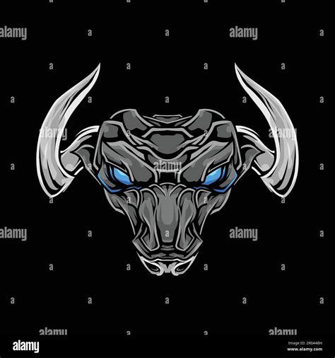 Bull Bison Vector Illustration Stock Vector Image And Art Alamy