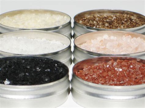 New Gourmet Salt Sampler 6 Delicious Salts Perfect T For The