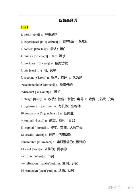 四级核心1500词pdf共87页pdf 知乎