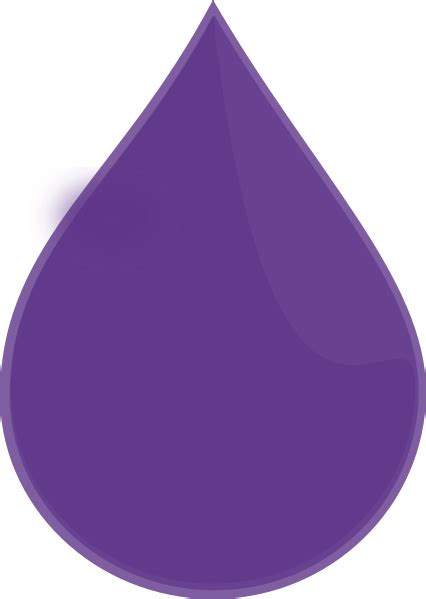 Purple Rain Drop Clip Art At Vector Clip Art