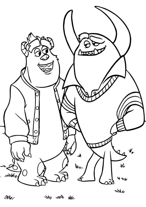 Color them online or print them out to color later. Monsters University Coloring Pages - Best Coloring Pages ...