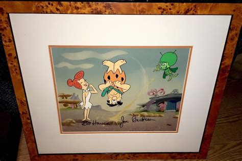 Hanna Barbera Signed Cel The Flintstones Meet The Great Gazoo Animation
