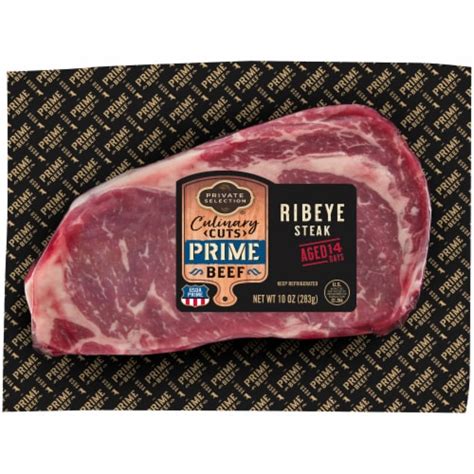 Private Selection Culinary Cuts Prime Beef Ribeye Steak 10 Oz Fred