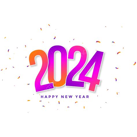 Feliz Año Nuevo 2024 Vector Png Dibujos Feliz Año Nuevo Año Nuevo