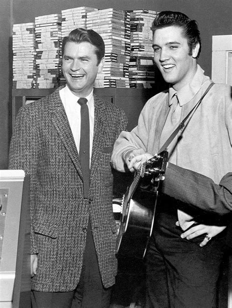 Sam Phillips With Elvis Presley At Sun Studios In 1956 TeachRock