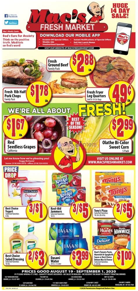 Macs Fresh Market Weekly Ad Sales And Flyers Specials Mallscenters