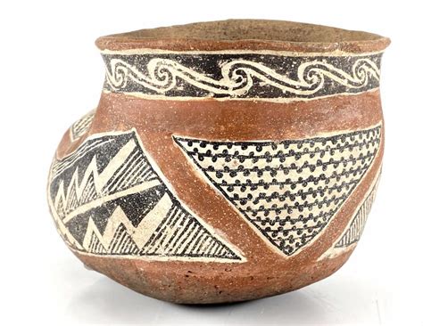 Lot - Rare 1250-1350 A.D. Anasazi Salado Polychrome Bird Effigy Pottery
