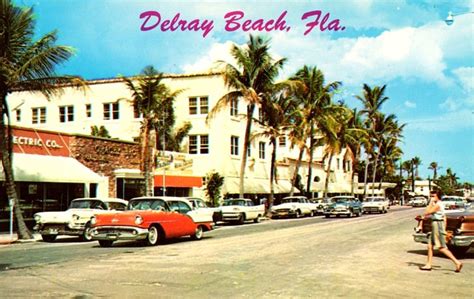 Delray Beach Fl Atlantic Ave 1950s Alden Jewell Flickr