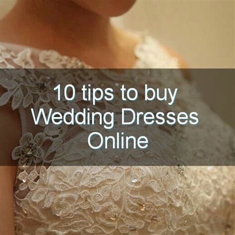 10 Tips For Buying Wedding Dress Online