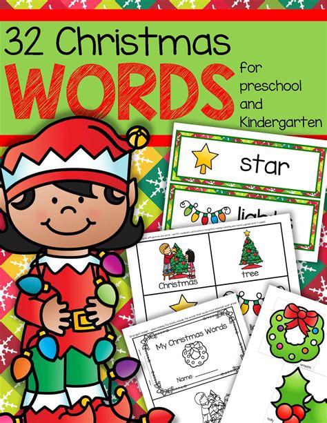 Christmas Vocabulary Center And Group Activities For Preschool And Kindergarten
