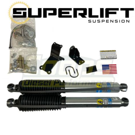 Superlift Bilstein Dual Steering Stabilizer Kit For 2014 2022 Ram 2500