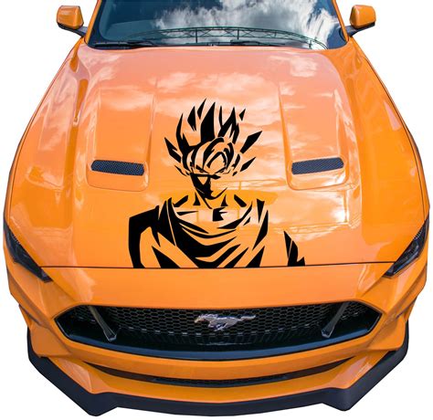 Dragon Ball Z 2 Car Hood Wrap Full Color Vinyl Sticker Decal Fit Any