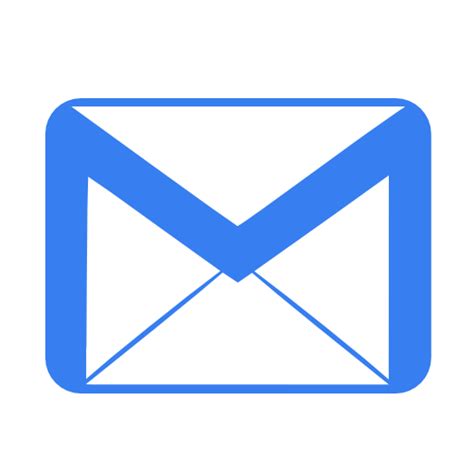 Email Symbol Blue