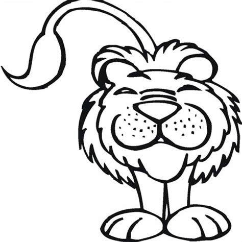 Facing your fears and fueling your dreams! Smiling Lion at Safari Coloring Page | Coloring Sky