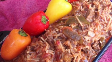 This recipe is made with brown rice. Spicy American Spanish Rice Recipe - Allrecipes.com