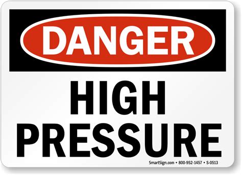 High Pressure Safety Sign Images And Photos Finder
