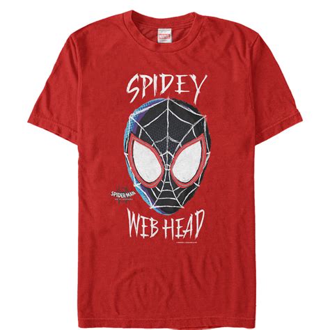 Mens Marvel Spider Man Into The Spider Verse Web Head T Shirt Fifth Sun