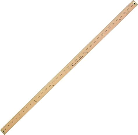 Charles Leonard Metal Edged Yardstick Ruler Inches And 18