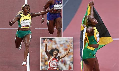 Jamaican Runner Elaine Thompson Herah Smashes Flo Jos 33 Year Old