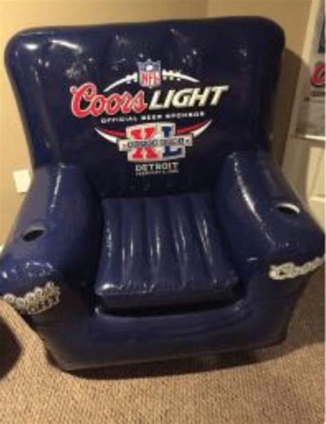 Coors Light Inflatable Chair Super Bowl Xl Detroit For Sale In Waterford Township Mi Offerup