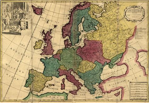 Historic Map Europe 1700s World Maps Online