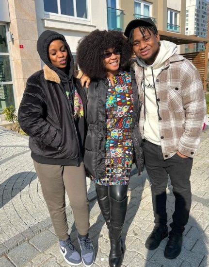 Celebrity Out And About Iyabo Ojo And Her Kids Bond On The Streets Of
