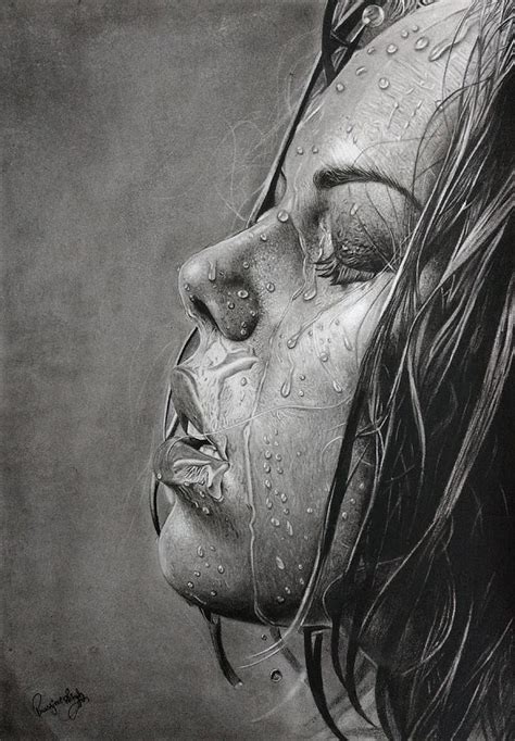 art drawing hyper realistic hyperrealistic pencil drawing charcoal and graphite