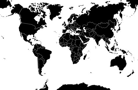 Weltkarte Umrisse Png Weltkarte Umrisse Vektorgrafiken Weltkarte