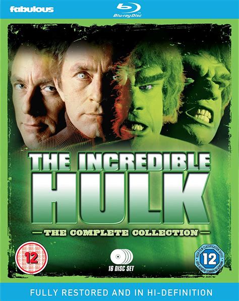 The Incredible Hulk The Complete Collection Blu Ray Reino Unido Amazon Es Bill Bixby Lou