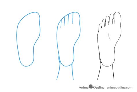 How To Draw Anime And Manga Feet From Different Views Animeoutline