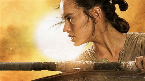 Daisy Ridley Star Wars Episode Vii The Force Awakens Wallpaper