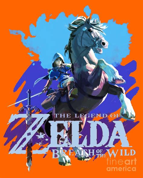 Legend Of Zelda Breath Of The Wild 2 Digital Art By Elsie A Heim
