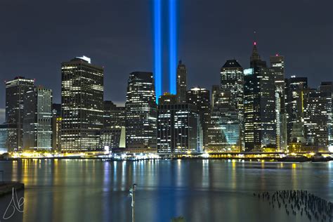 9 11 Memorial Lights Wallpaper