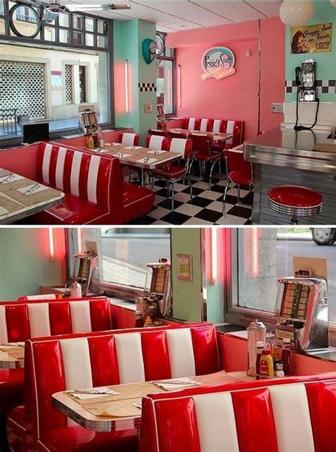 American Diner 60s Diner Aesthetic Diner Decor Retro Cafe