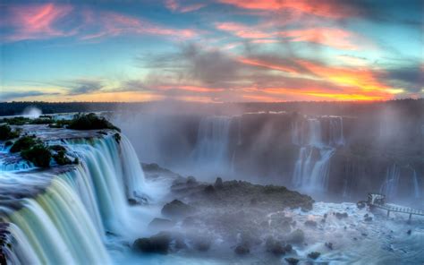 iguazu falls brazil one of the seven wonders of the world found the world