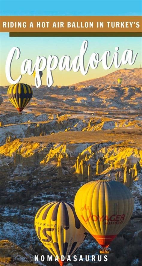 Flying High In A Hot Air Balloon In Cappadocia Nomadasaurus