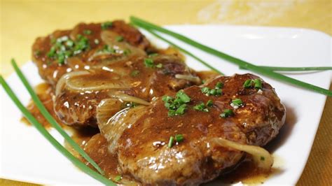 Just found this site and the hamburger steaks look good, but have you ever played around with the recipe to make your own sauce without. Hamburger Steak with Onions and Gravy | Delish Cooks