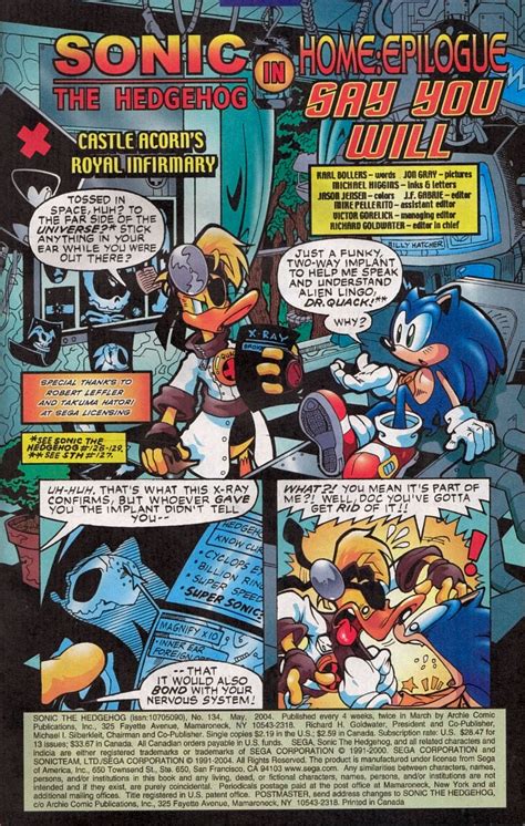 Sonic The Hedgehog 134 Read Sonic The Hedgehog Issue 134 Online