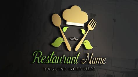 Restaurant Logo Design Food Logo Design Illustrator Logo Design