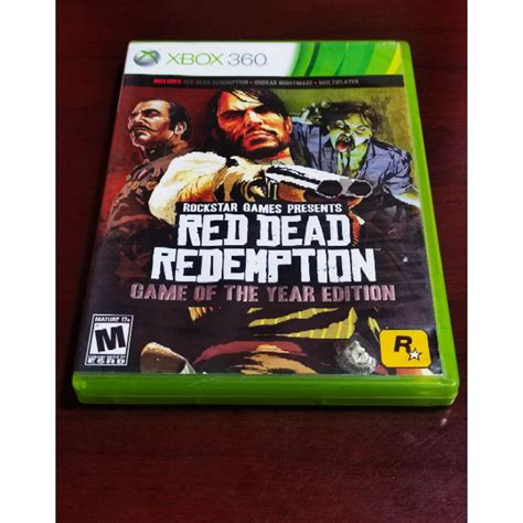 Red Dead Redemption Game Of The Year Edition Xbox360 Game Shopee
