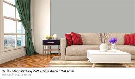 Sherwin Williams Magnetic Gray Sw 7058 Paint Color Codes Similar