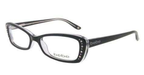 bebe eyeglasses be 5033 black 001 black crystal be5033 coupon black