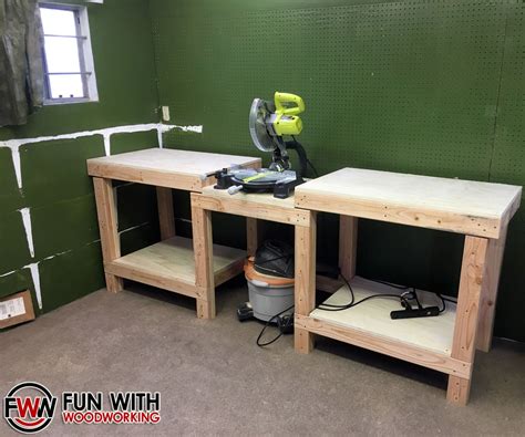 How To Build A Simple And Strong Miter Saw Station 6 Steps With