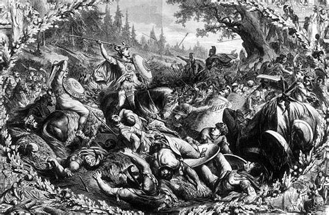 Germanic Tribes Teutons History The Battle Of The Teutoburg Forest