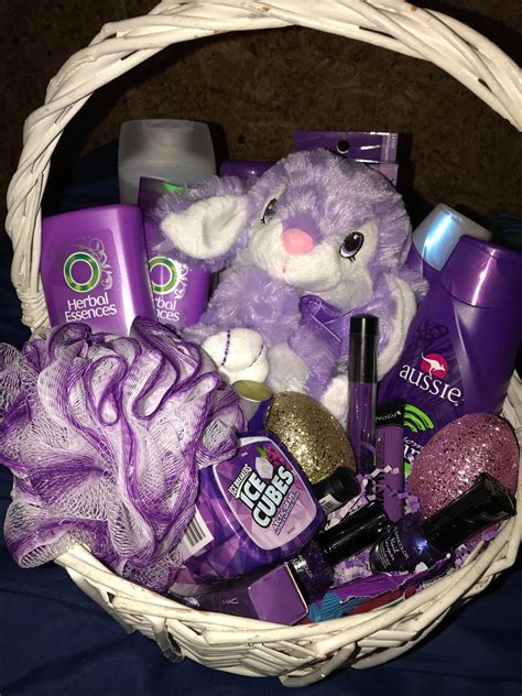 Purple Easter Basket For Teens Made This Easter Basket For My Oldest