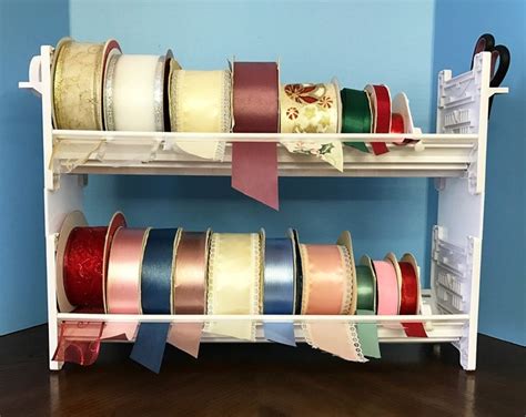 New 6 Dia Ribbon Holder Organizer Storage Rack For Large Spools Mlrh2