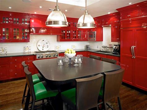 28 Red Kitchen Ideas with Red Cabinets (2018 Photos)
