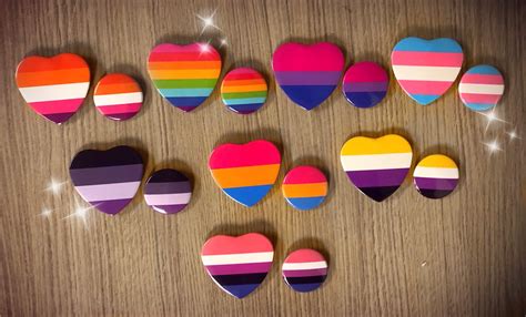 Lgbt Sexuality Pride Pinsbuttons Etsy