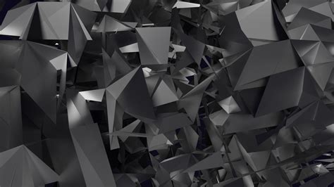 Papel De Parede Monocromático Abstrato Simetria Triângulo
